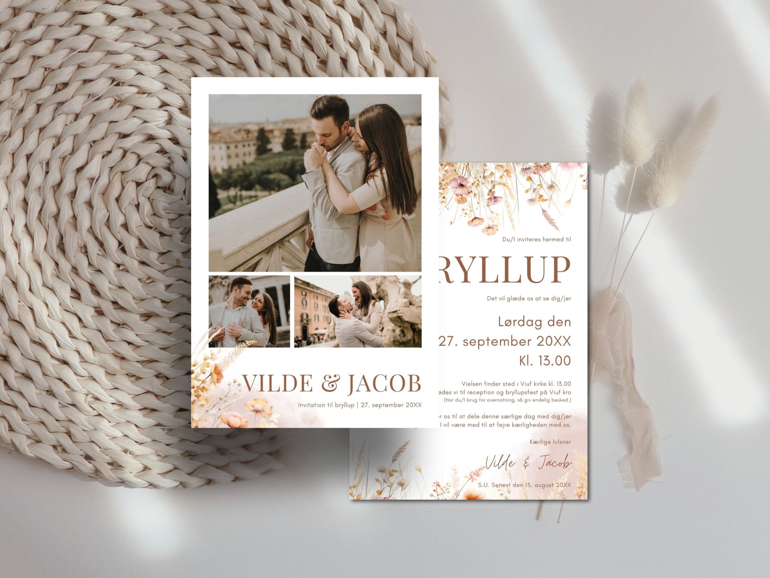 invitation bryllup