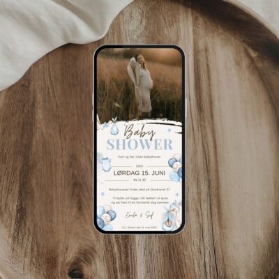 Julie | Digital invitation babyshower