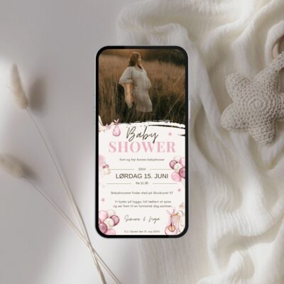 Karen | Digital invitation babyshower