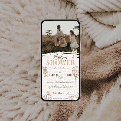 Sandra | Digital invitation babyshower