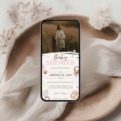 Thilde | Digital invitation babyshower