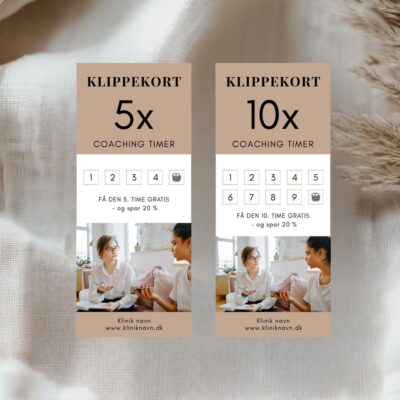Coaching | Klippekort 5 + 10 klip