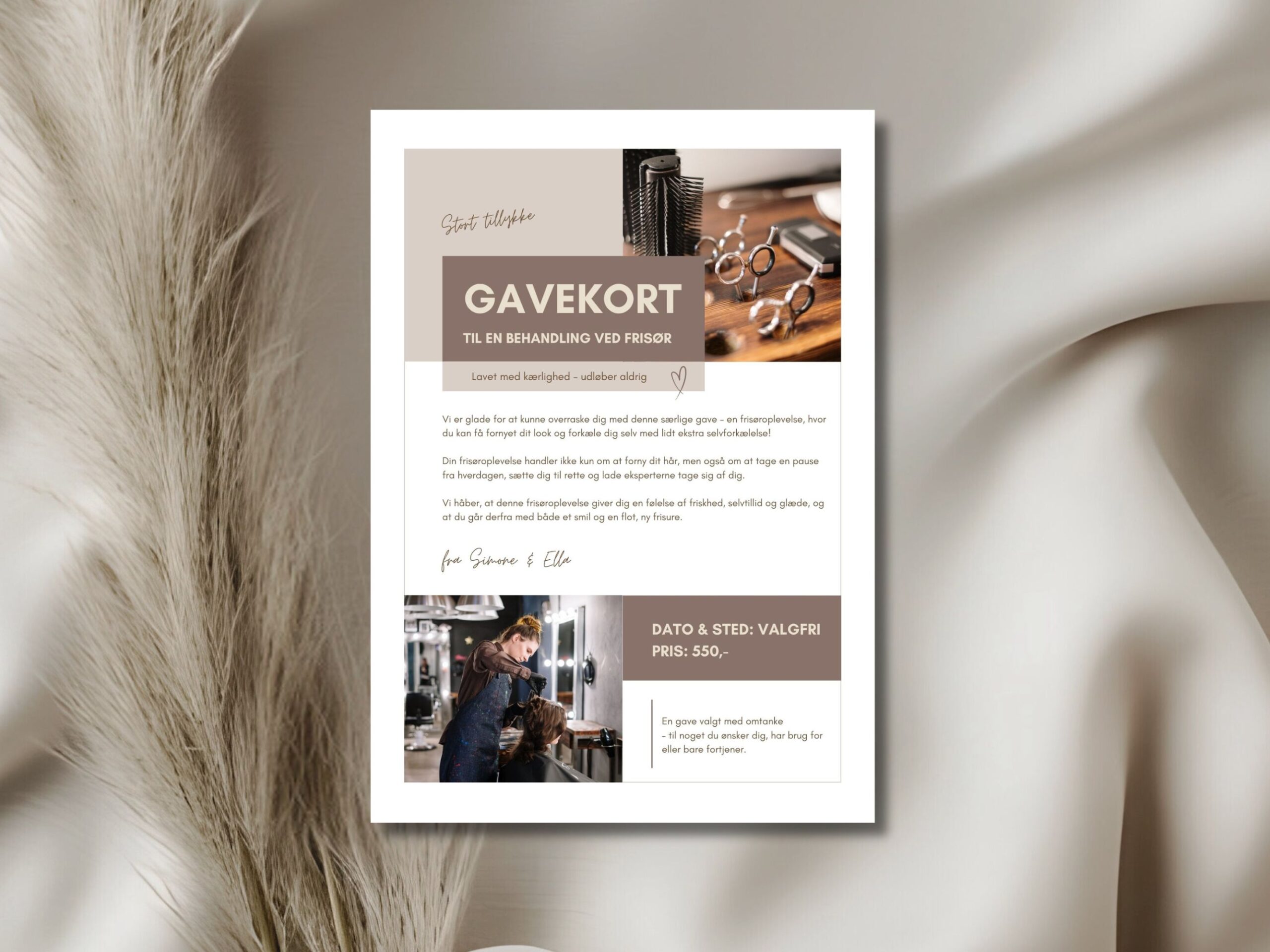 gavekort frisør