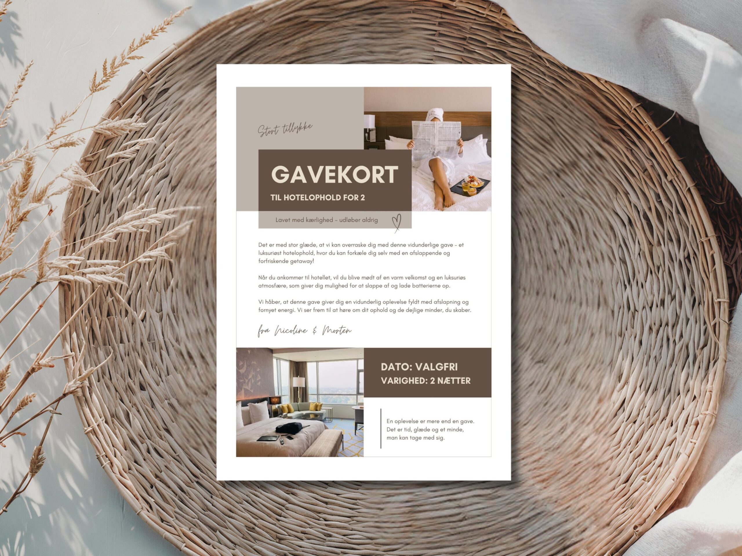 gavekort hotelophold