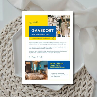 Ikea | Hjemmelavet gavekort