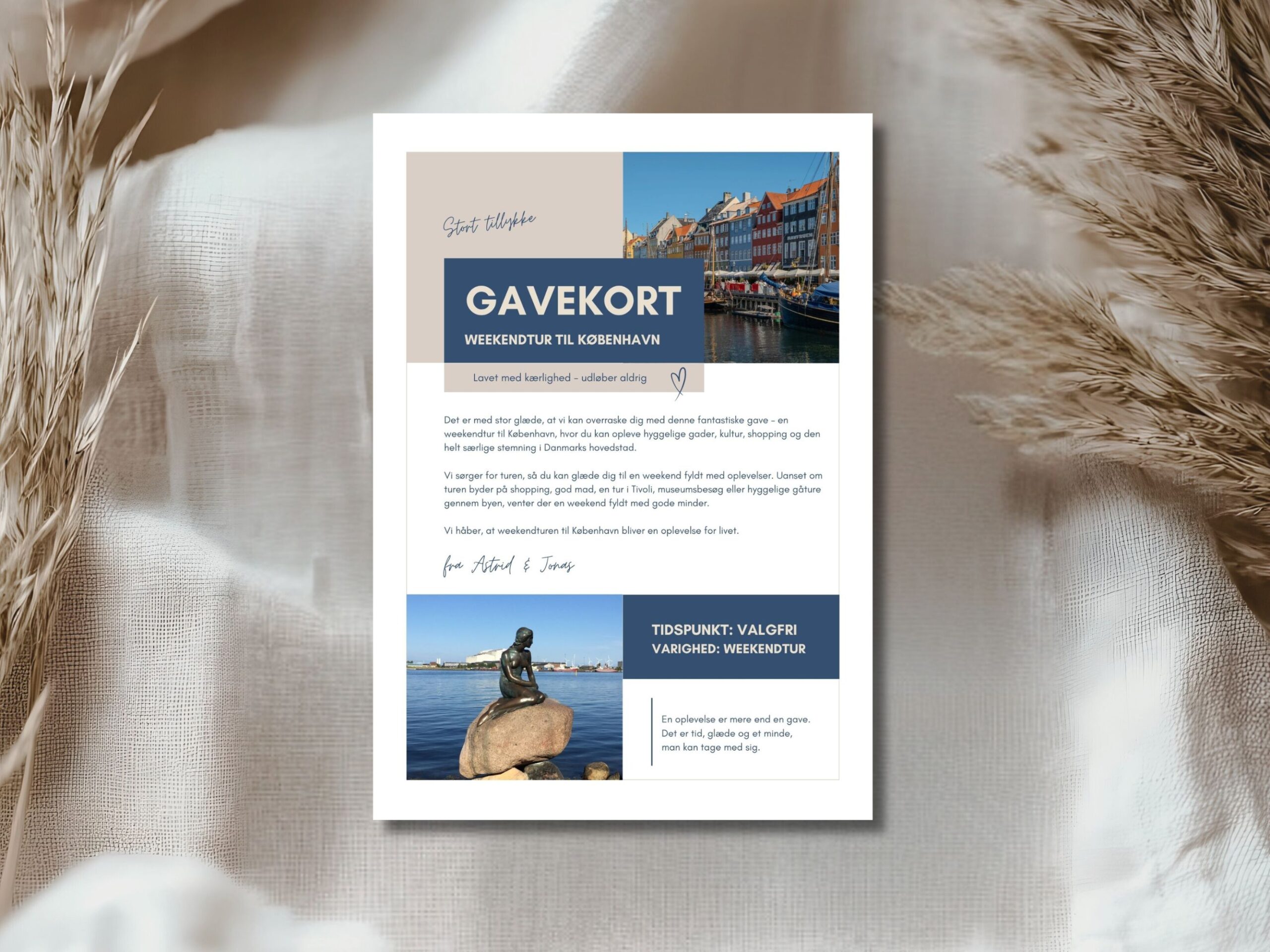 rejsegavekort københavn