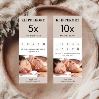 Kropsterapi | Klippekort 5 + 10 klip