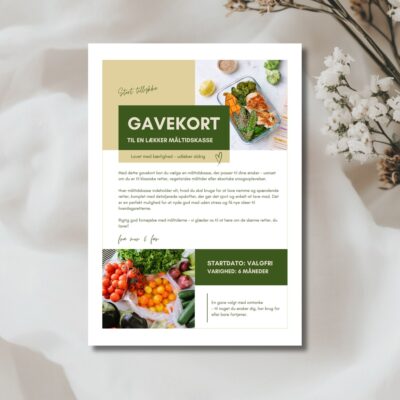 Måltidskasse | Hjemmelavet gavekort