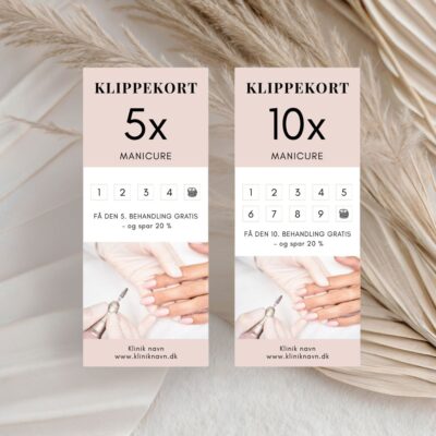 Manicure | Klippekort 5 + 10 klip