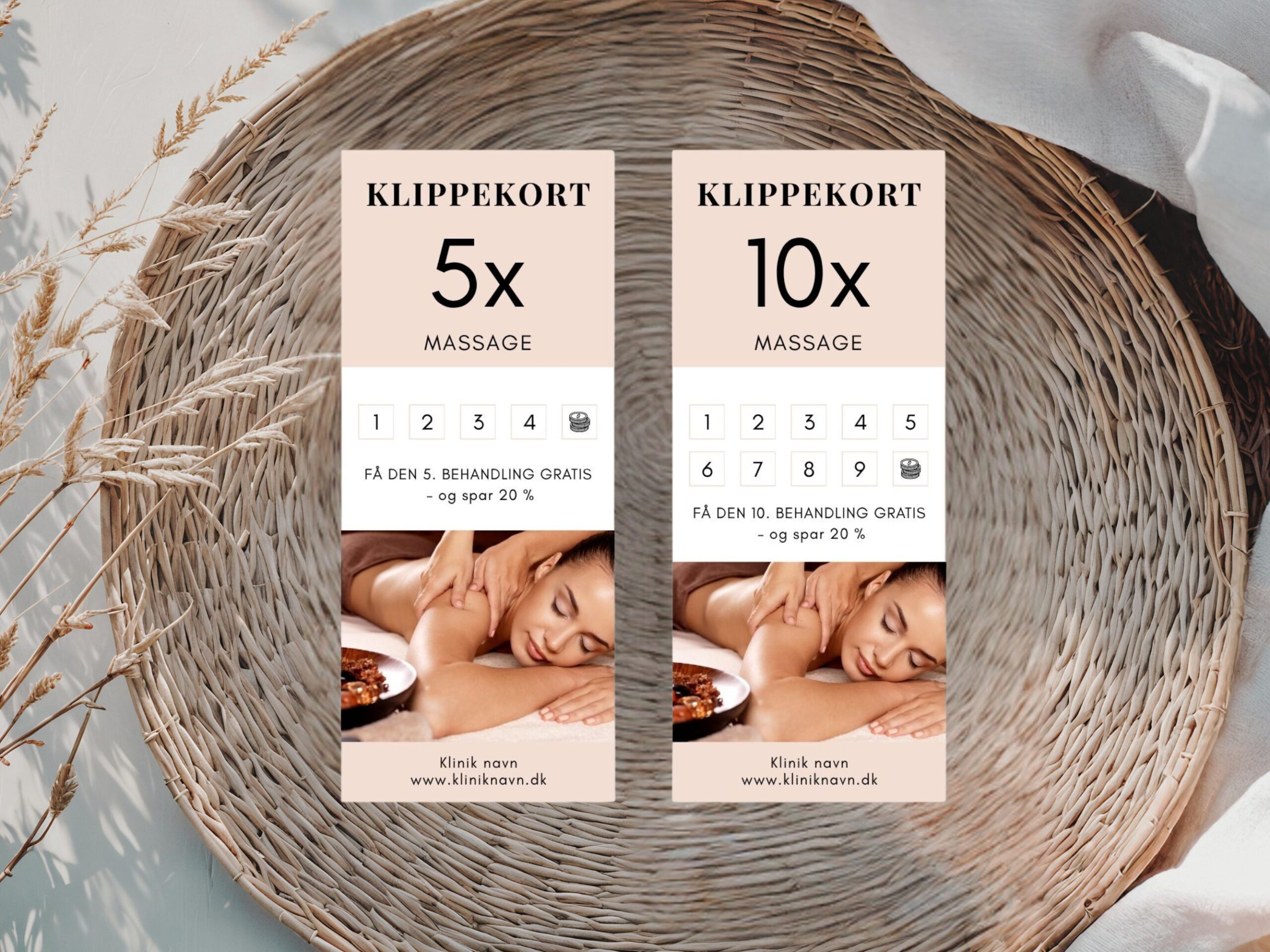 massage klippekort