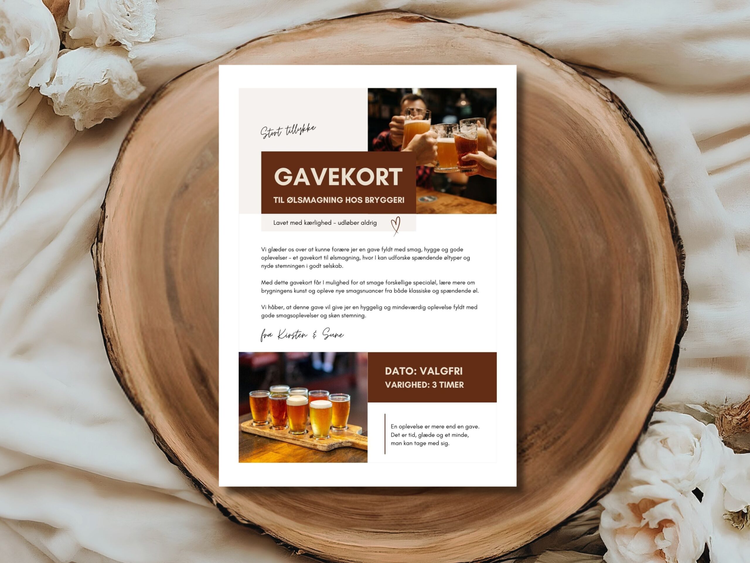gavekort ølsmagning