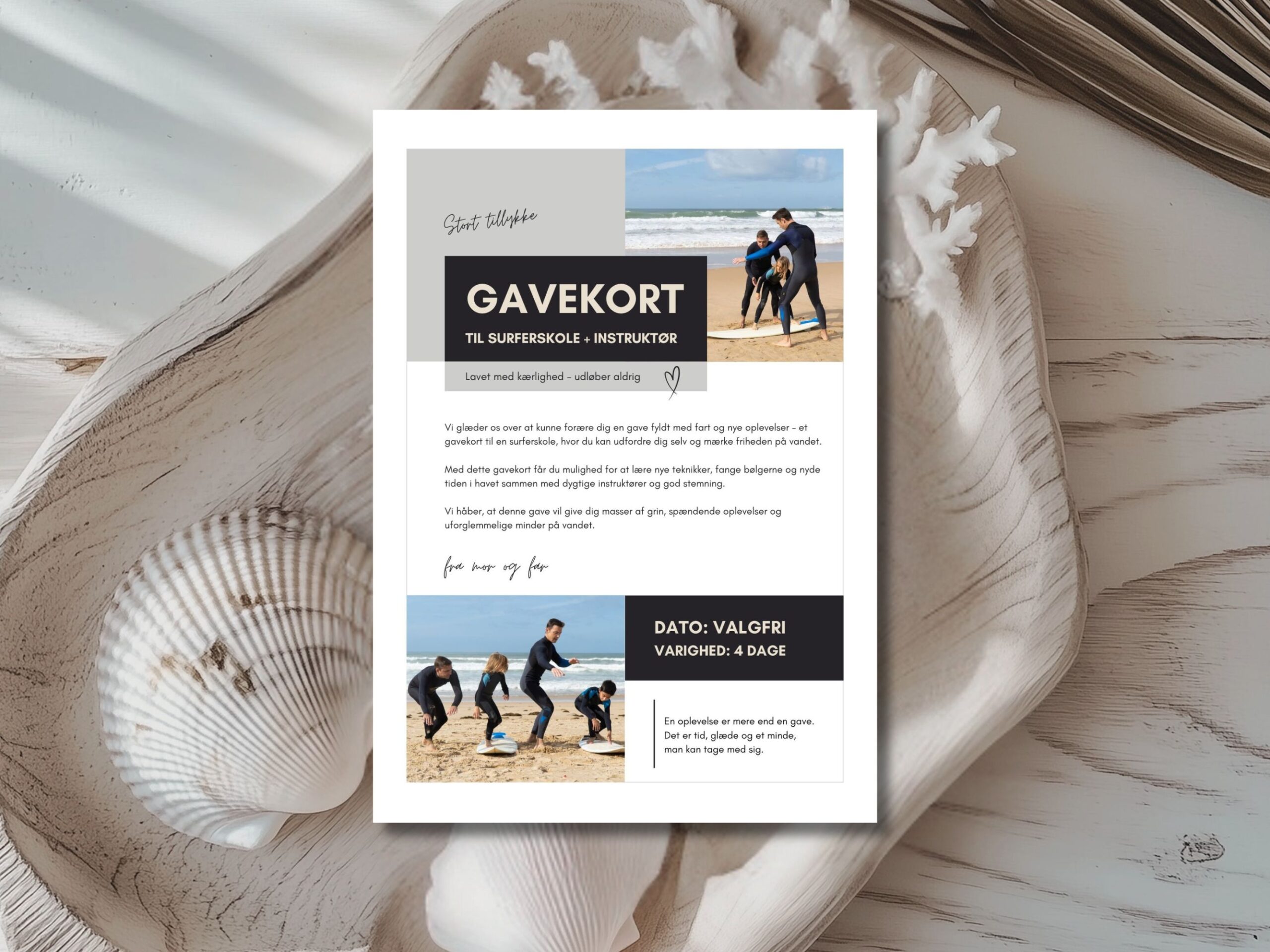 gavekort surfskole